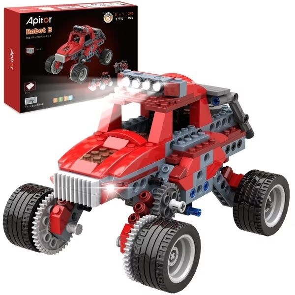 Apitor - Robot B STEM 組裝學習進階8合1機械人 | Robot B 8合1 樂學動力積木｜適合6歲以上 - Image 2