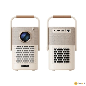 Yaber T2 PLUS 隨身室內室外投影機 支援 4K 影像 內置充電電池 JBL 認証 16W 立體聲揚聲器 杜比音訊支援 450 ANSI 流明 原生 1080P Google TV