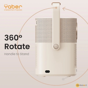 Yaber T2 PLUS 隨身室內室外投影機 支援 4K 影像 內置充電電池 JBL 認証 16W 立體聲揚聲器 杜比音訊支援 450 ANSI 流明 原生 1080P Google TV