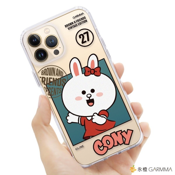 GARMMA – Line Friends iPhone 13 Pro Max 保護套 復古系列 - 一套3件: 熊大; 兔兔; 莎莉 - Image 3