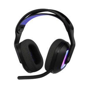 Alternative view of Logitech – G522 LIGHTSPEED - G5 系列 - 光速無線遊戲耳機配備光同步 RGB - 黑色 - 981-001545