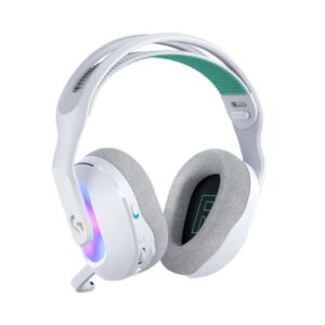 Alternative view of Logitech – G522 LIGHTSPEED - G5 系列 - 光速無線遊戲耳機配備光同步 RGB - 白色 - 981-001551