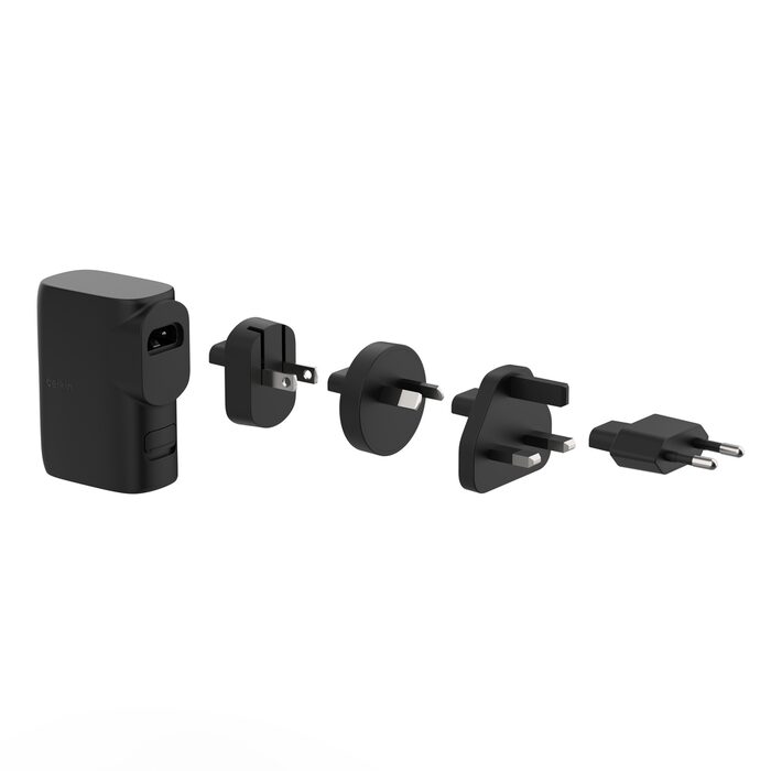 Belkin 8211 BoostCharge 混合式家用充電器 25W 行動電源 5K 旅行適配器套件 BPZ003BT1MBK-B6