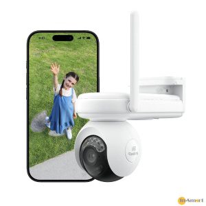 REOLINK – Altas PT Ultra 4K 超高清室內/室外真無線防盜網絡攝錄機; IP65 防水; 內置電池; Wi-Fi 6 雙頻無線; 360度雲台; AI 智能追蹤; 全彩色夜視