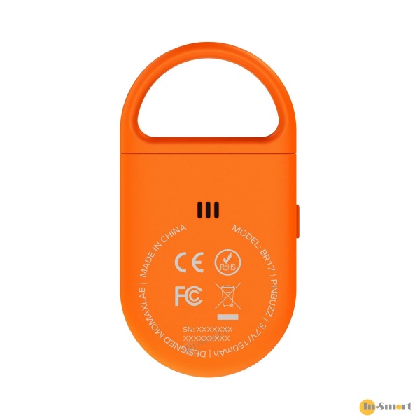 MOMAX – PinBuzz 可充電防盜個人警報器 Find my 全球定位器 防丟器 防狼器 實時追踪物品 精準定位 APPLE FIND MY 認證 AirTag BR17 - Image 3
