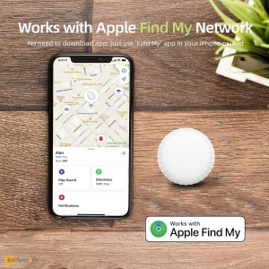 Mangotek StarTag Find my 全球定位器 防丟器 實時追踪物品 精準定位 APPLE FIND MY 認證 AirTag 大小