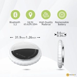 Mangotek StarTag Find my 全球定位器 防丟器 實時追踪物品 精準定位 APPLE FIND MY 認證 AirTag 大小