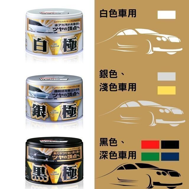 SOFT 99 8211 極致蠟 軟腊 閃亮極緻璀璨光澤  白極軟蠟 白車專用 不含研磨劑含巴西棕櫚蠟 耐久性3個月 汽車 W-22300191