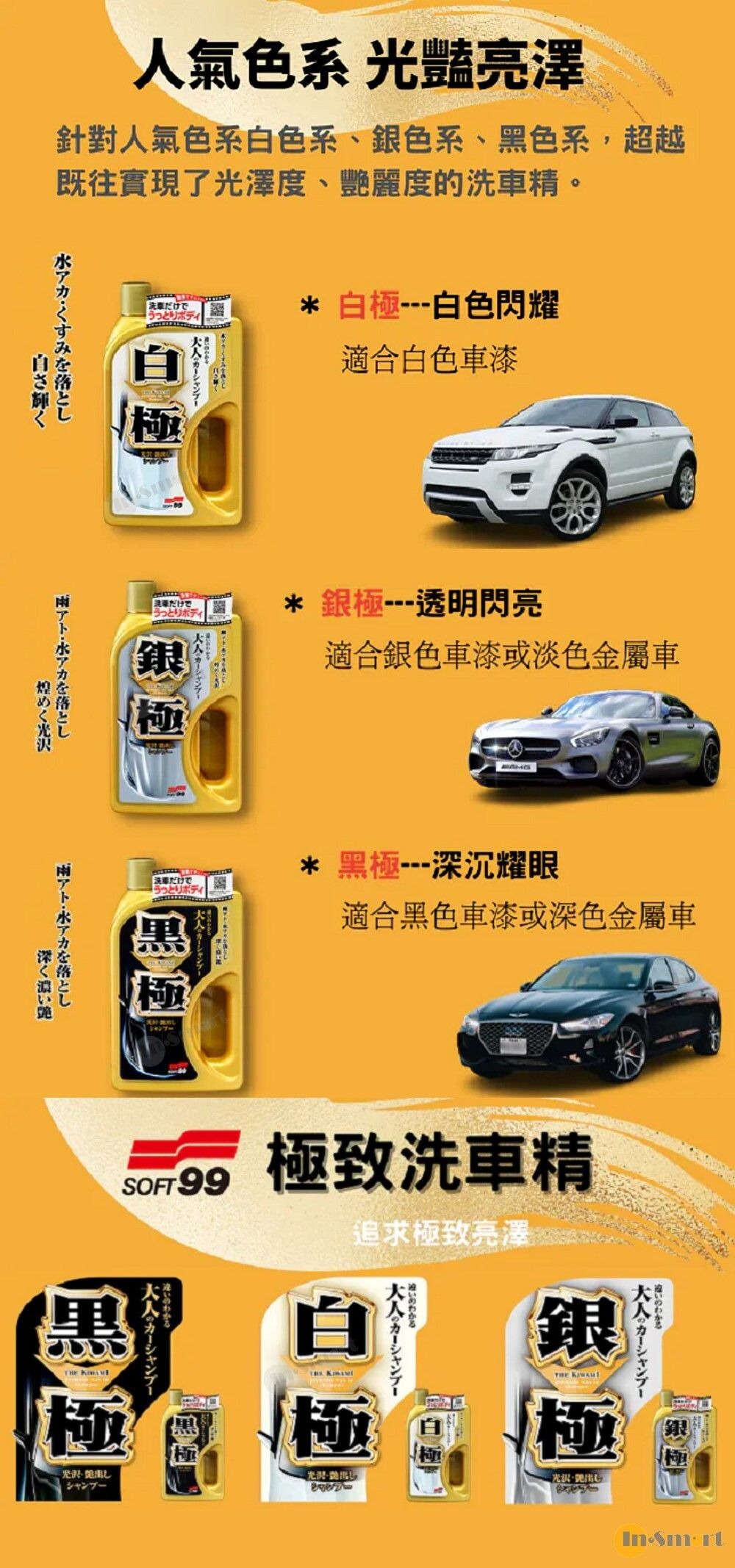 SOFT 99 8211 極致 洗車液極致洗車蠟水黑極04292