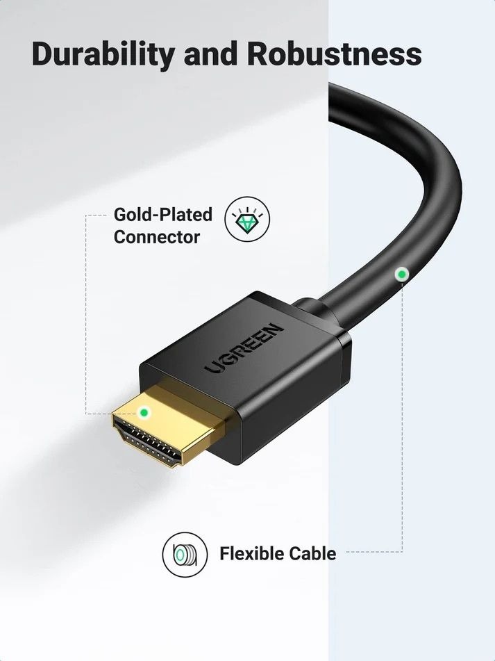 Ugreen UGREEN HDMI 到 DVI-D241 電纜 3米  HD106  10136