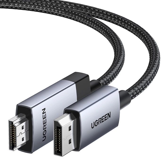 UGREEN 8211 Display Port to HDMI 4K 60Hz 電纜  DP119  15774
