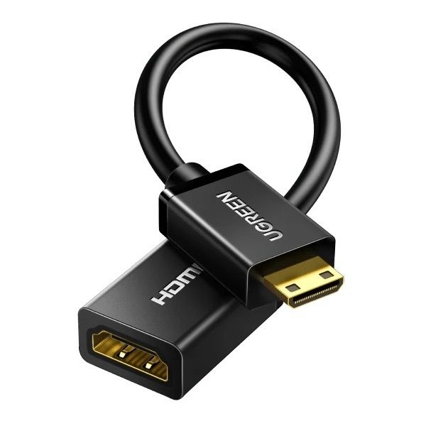 Ugreen - Mini HDMI to HDMI 轉接線 22cm 4K@60Hz | 20137