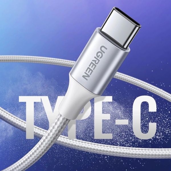 Ugreen - USB A 轉 USB-C 5V 3A 充電線 3米 銀色 | US288 / 60409 - Image 2