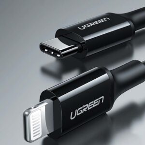 Alternative view of UGREEN - USB-C Lightning MFi 3A iPhone iPad 快速充電數據傳輸 1米 黑色 | US171 / 60751