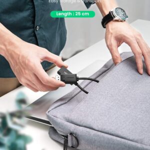 UGREEN 8211 DisplayPort 公 轉 HDMI 母 1080p 60Hz 轉接器 25cm  MM137  70694