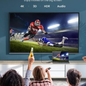 UGREEN 8211 DisplayPort 公 轉 HDMI 母 1080p 60Hz 轉接器 25cm  MM137  70694