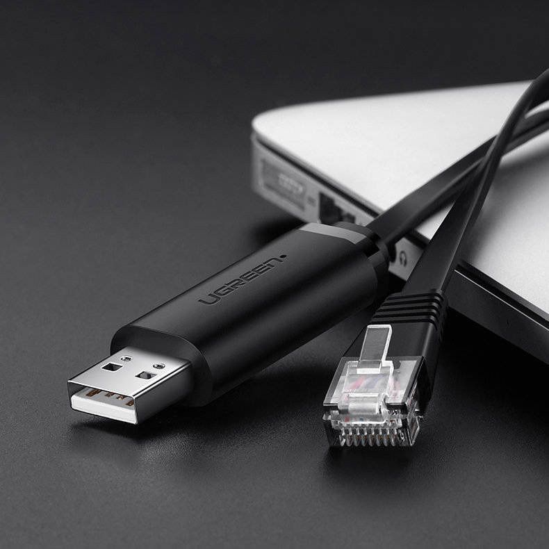 Alternative view of UGREEN - 控制台電纜 USB - 以太網 RJ45 (1.5m) | CM204 / 50773