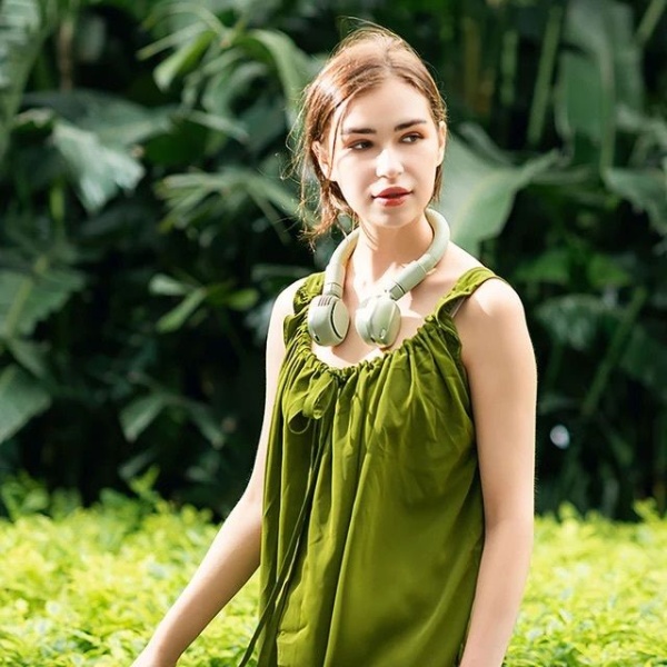 LEMOISTAR - 圈掛頸風扇 FN8 頸部風扇｜掛頸風扇｜掛頸冰圈 - 深綠色 Dark Green - Image 4