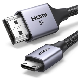 Ugreen - Mini HDMI 轉 HDMI 2.1 動態 HDR 8K 60Hz 電纜 1米 | HD163 / 15514