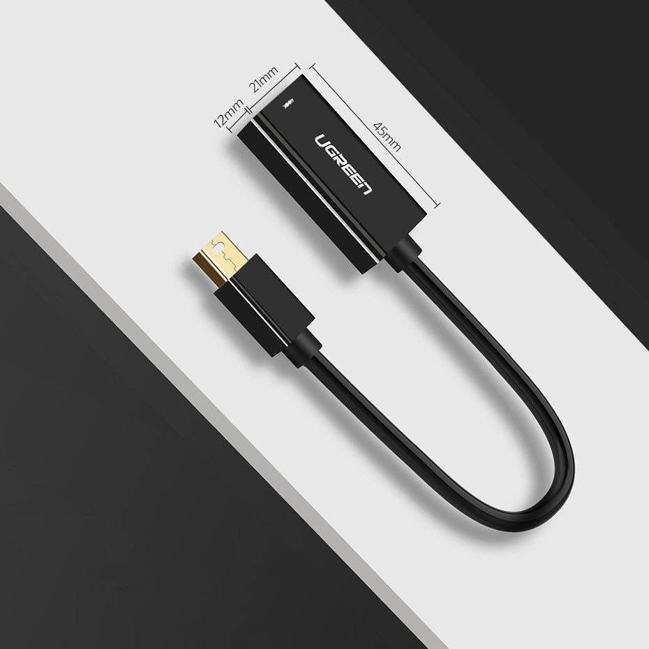 Alternative view of UGREEN - 母頭轉換線 FHD (1080p) HDMI (母) - Mini DisplayPort (公 - Thunderbolt 2.0) | MD112 / 40360