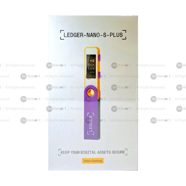 LEDGER – NANO S PLUS 冷錢包 手指錢包 Bitcoin Wallet 比特幣 離線錢包｜升級版 可保管最多100項資產 - 復古遊戲橙紫色 - Image 3