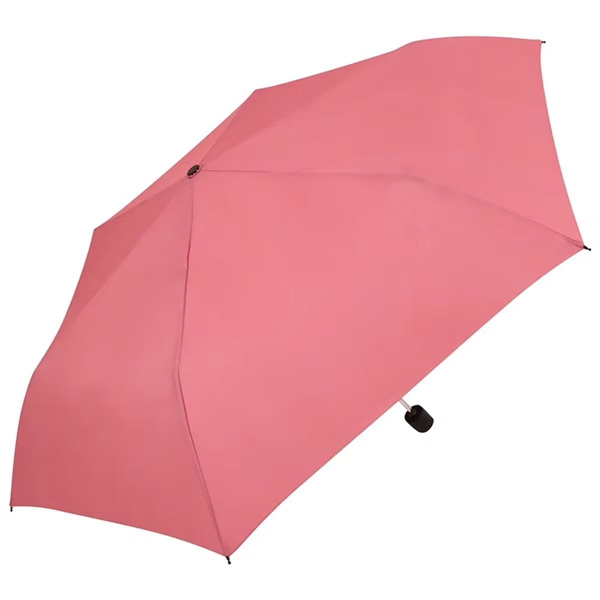 TCF - Unispin FAST FOLD 自動疾收傘 | 3秒極速收合 整齊貼服 | 縮骨遮 輕便折疊傘 | 防曬 UPF50+ UV晴雨傘 | 鋁合金+玻璃纖維 | 五級防潑水 - 珊瑚粉 - Image 2
