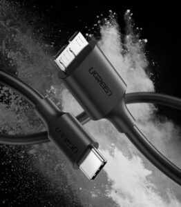 Ugreen USB Type C 轉 Micro USB Type B SuperSpeed 3.0 數據纜 1m | US312/ 20103