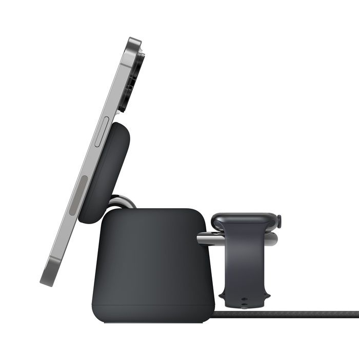 Belkin – BoostCharge Pro MagSafe 15W 2合1無線快速充電底座 Charcoal (WIZ020BTH36) - Image 5