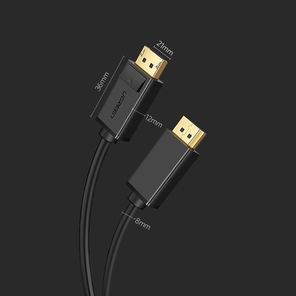 UGREEN 8211 DisplayPort 8211 DisplayPort 連接線 DP102 4K 黑色 15米  DP102 10245