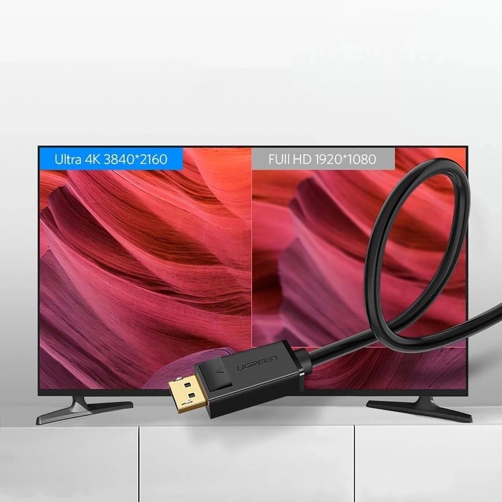 UGREEN 8211 DisplayPort 8211 DisplayPort 連接線 DP102 4K 黑色 15米  DP102 10245