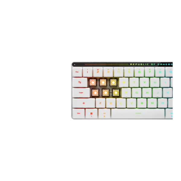 ASUS 華碩 ROG Falchion RX Low Profile 光學矮軸 65% 精巧無線電競鍵盤 (青軸) - Image 4