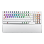 ASUS 華碩 ROG Strix Scope II 96 Wireless RX 光學紅軸機械式鍵盤 (白色)