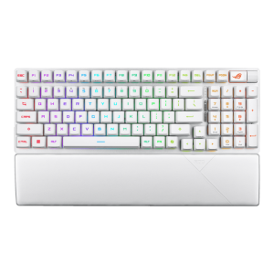 ASUS 華碩 ROG Strix Scope II 96 Wireless RX  光學紅軸機械式鍵盤 (白色)