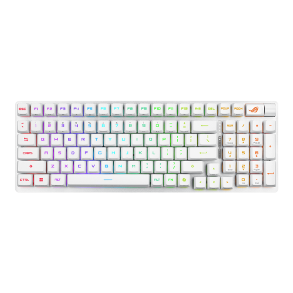 ASUS 華碩 ROG Strix Scope II 96 Wireless RX 光學紅軸機械式鍵盤 (白色) - Image 7