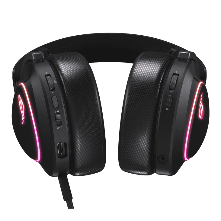 ASUS 華碩 ROG Delta II Wireless 頭戴式無線耳機 (三模連線)(黑色)(PC/PS5) - Image 3