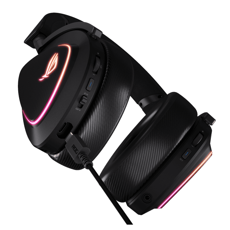 ASUS 華碩 ROG Delta II Wireless 頭戴式無線耳機 (三模連線)(黑色)(PC/PS5) - Image 4