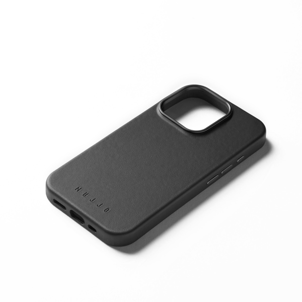 MUJJO - 全皮套手機殼兼容MagSafe適用於iPhone 16 Pro - 黑色 - Image 3