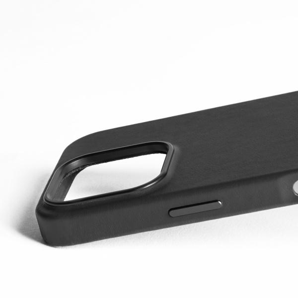MUJJO - 全皮套手機殼兼容MagSafe適用於iPhone 16 Pro - 黑色 - Image 4