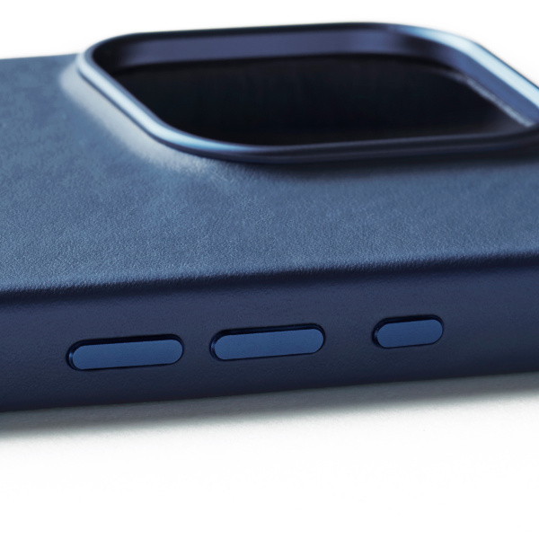 MUJJO - 全皮套手機殼兼容MagSafe適用於iPhone 16 Pro - 藍色 - Image 5