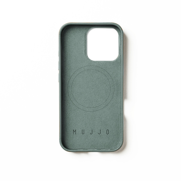 MUJJO - 全皮套手機殼兼容MagSafe適用於iPhone 16 Pro - 煙燻綠 - Image 2