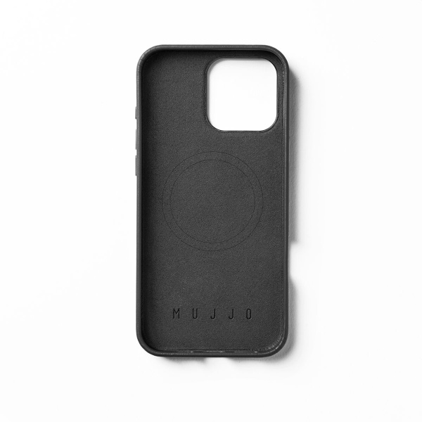 MUJJO - 全皮套手機殼兼容MagSafe適用於iPhone 16 Pro Max - 黑色 - Image 2