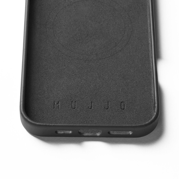 MUJJO - 全皮套手機殼兼容MagSafe適用於iPhone 16 Pro Max - 黑色 - Image 3