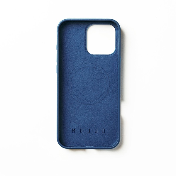 MUJJO - 全皮套手機殼兼容MagSafe適用於iPhone 16 Pro Max - 藍色 - Image 2