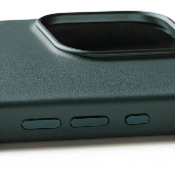 MUJJO - 全皮套手機殼兼容MagSafe適用於iPhone 16 Pro Max - Livid Green - Image 3