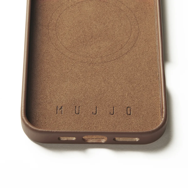 MUJJO - 全皮套手機殼兼容MagSafe適用於iPhone 16 Pro Max - 啡色 - Image 7