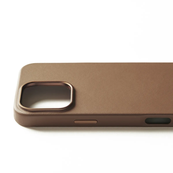 MUJJO - 全皮套手機殼兼容MagSafe適用於iPhone 16 Pro Max - 啡色 - Image 5