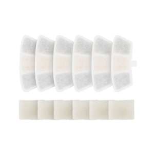 ONEISALL - PW04 3.5L 智能無線寵物充電式飲水機 專用濾芯 (6個)｜寵物飲水機濾芯｜寵物水機濾芯