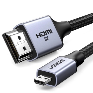 Ugreen - Micro HDMI 轉 HDMI 8K 60Hz 電纜 2米 | HD164 / 15517