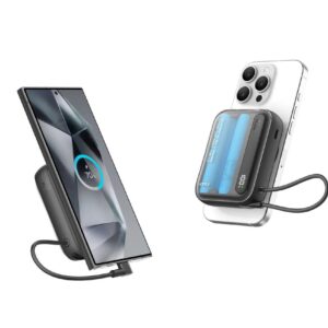 Idmix Q10 Pro IV 磁吸無線充電移動電源 10000mAh Samsung 授權 21700 鋰聚電池 PD 45W快充 3C CCC 認證電池 8211 黑色