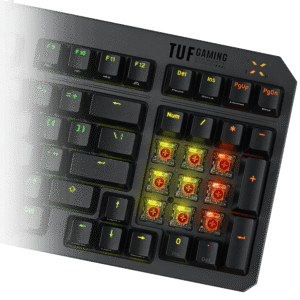 ASUS 華碩 TUF Gaming K3 Gen II 青軸機械遊戲鍵盤